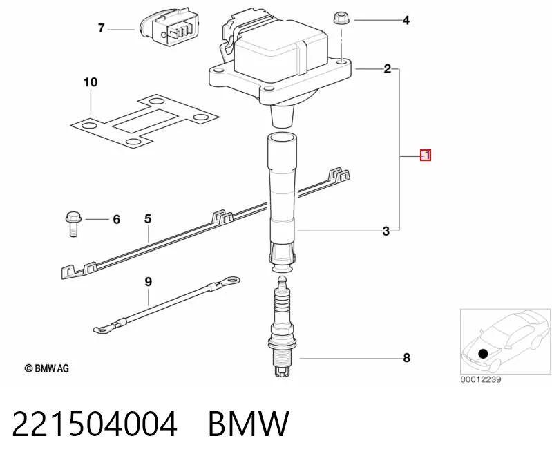 221504004 BMW Cewka zapłonowa