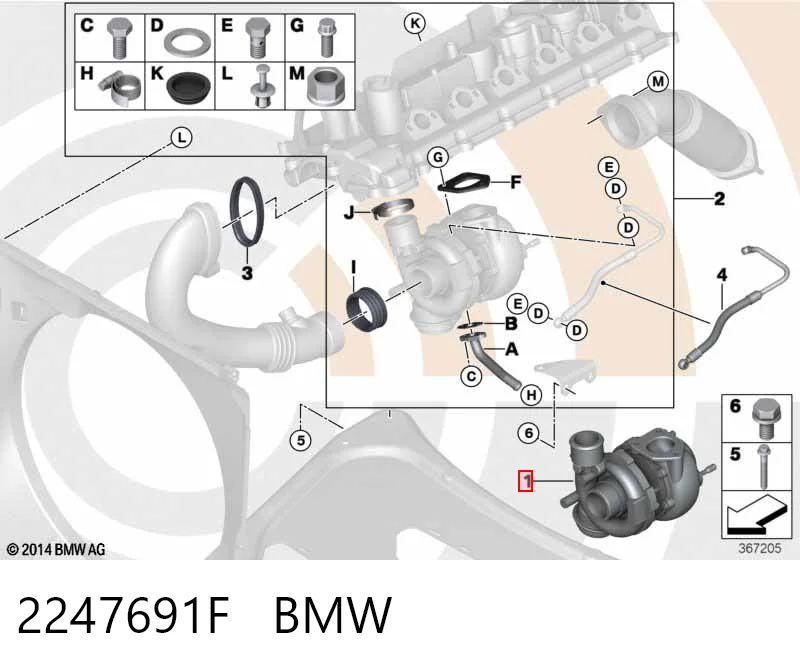 2247691F BMW Turbina