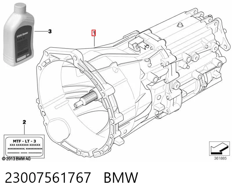 Mechaniczna skrzynia biegów w komplecie BMW X1 SUV (E84) (2009 - 2015) cena, od 596,72 USD