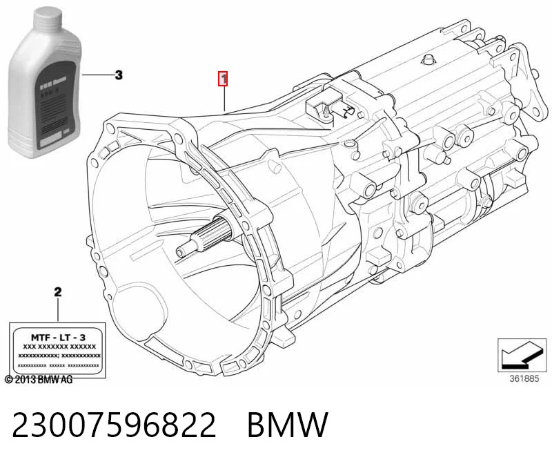 Do koszyka Mechaniczna skrzynia biegów w komplecie BMW X1  E84