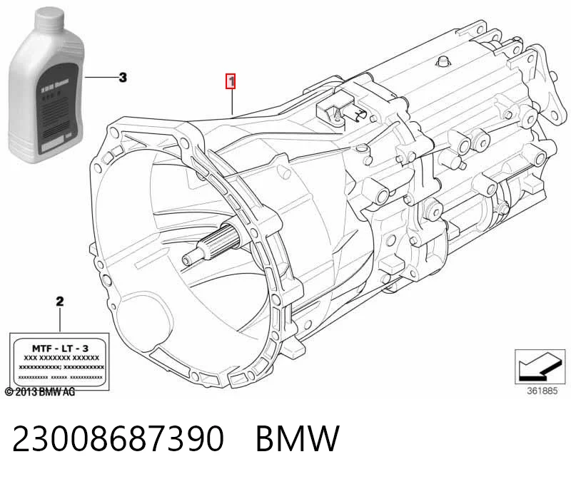  Mechaniczna skrzynia biegów w komplecie BMW X1 