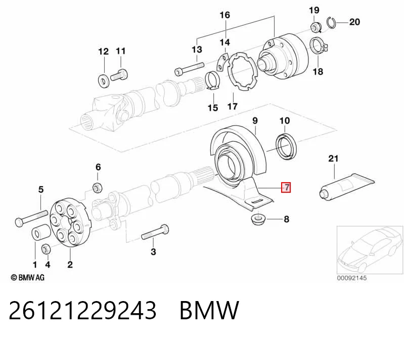 26121229243 BMW