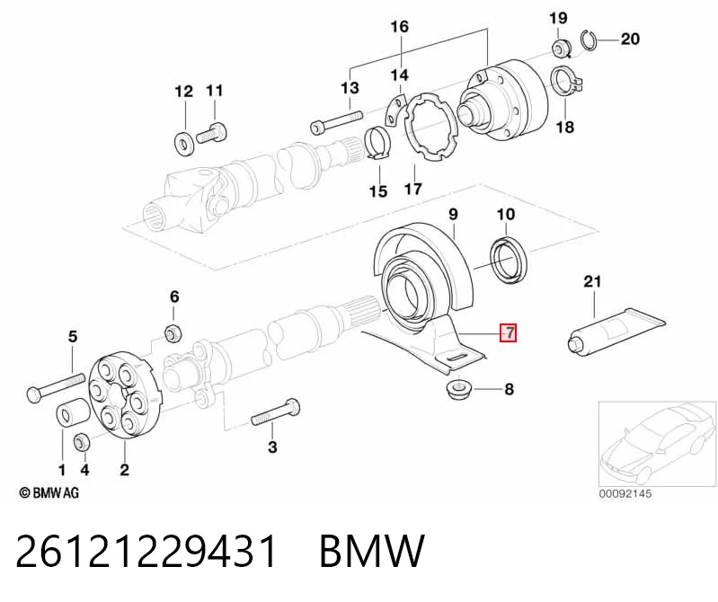 26121229431 BMW