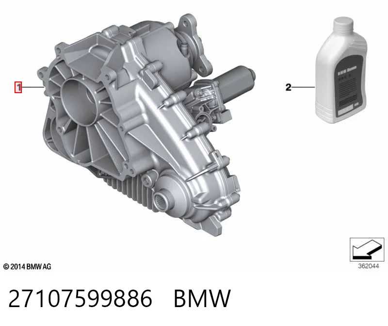 27107599886 BMW Skrzynia rozdzielcza