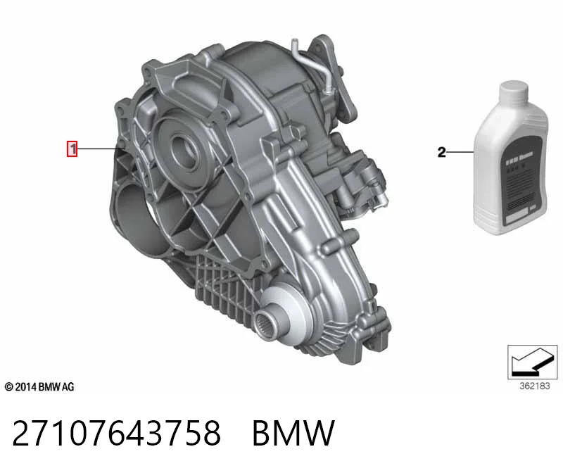 27107643758 BMW Skrzynia rozdzielcza
