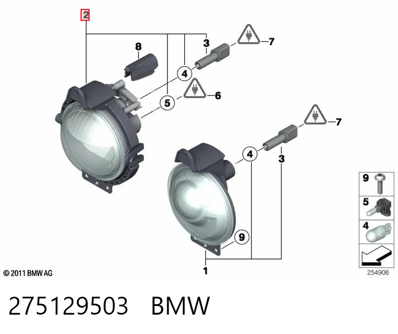 Lampa przeciwmgielna lewa/prawa 5102290E Polcar