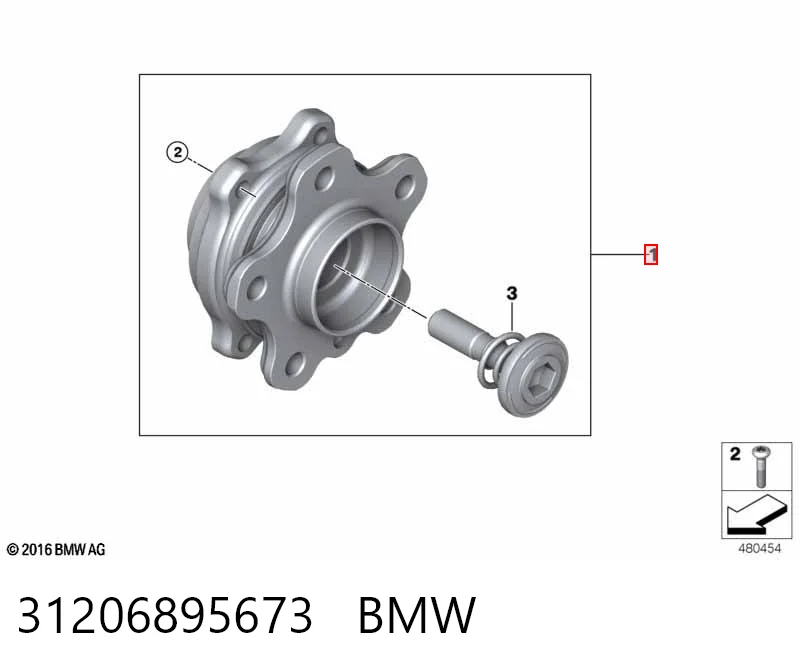 Piasta tylna do BMW X7  G07