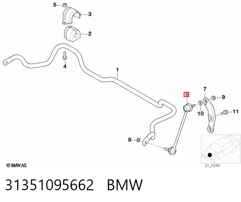 31351095662 BMW