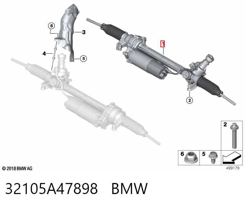 Listwa kierownicza (maglownica) do BMW X7  G07