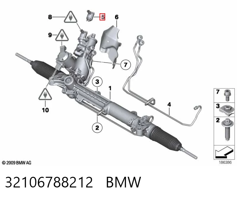 32106788212 BMW Zawór MPL maglownicy
