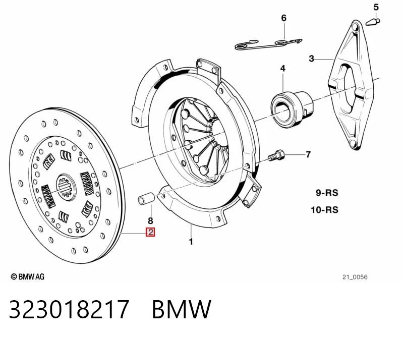 Tarcza sprzęgła BMW 5 