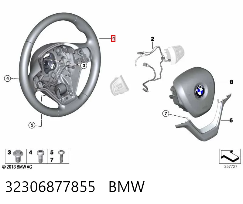 Kierownica do BMW X5  F15, F85
