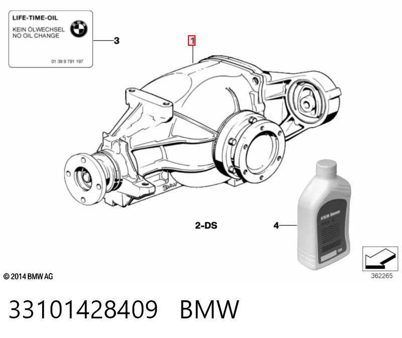Reduktor mostu tylnego do BMW 3  E36