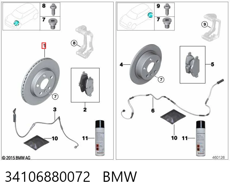 34106880072 BMW
