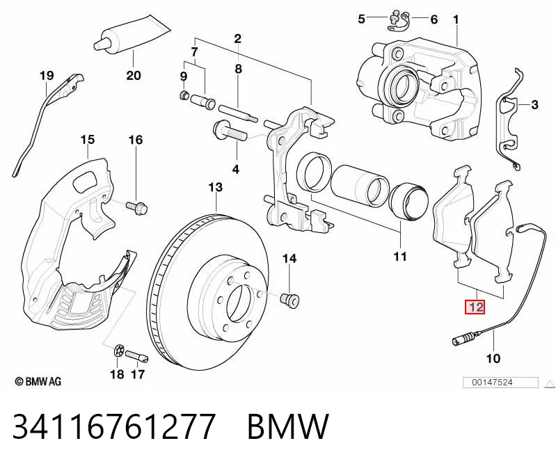 34116761277 BMW
