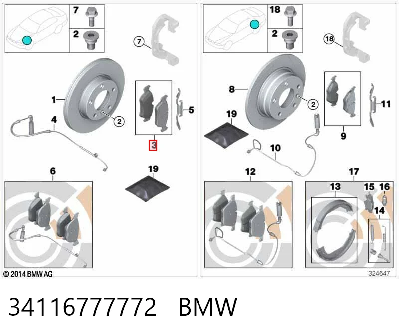 34116777772 BMW