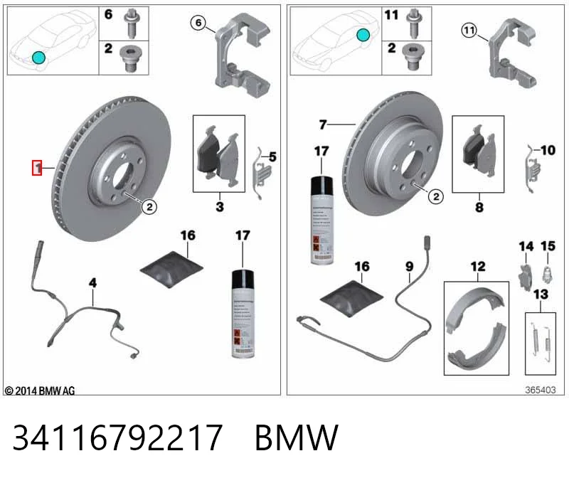34116792217 BMW