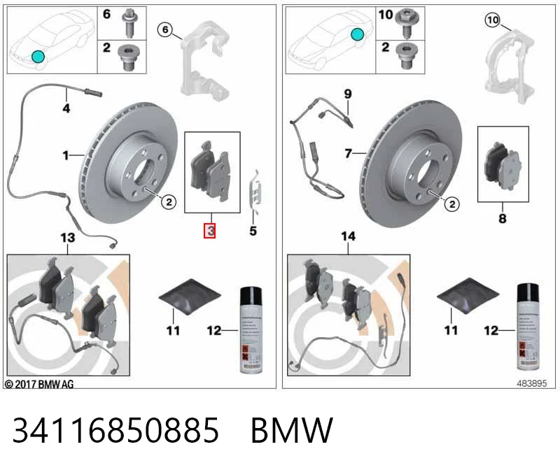 34116850885 BMW