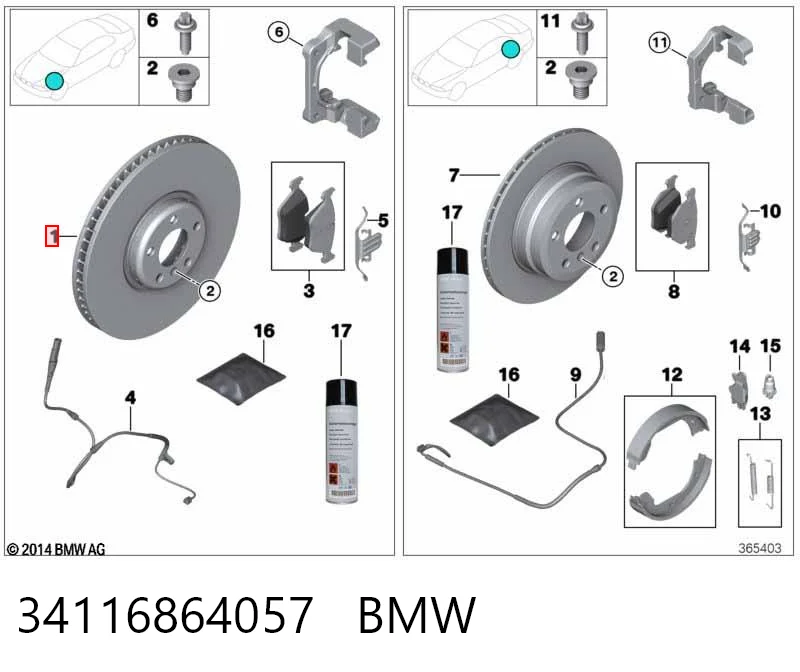 34116864057 BMW