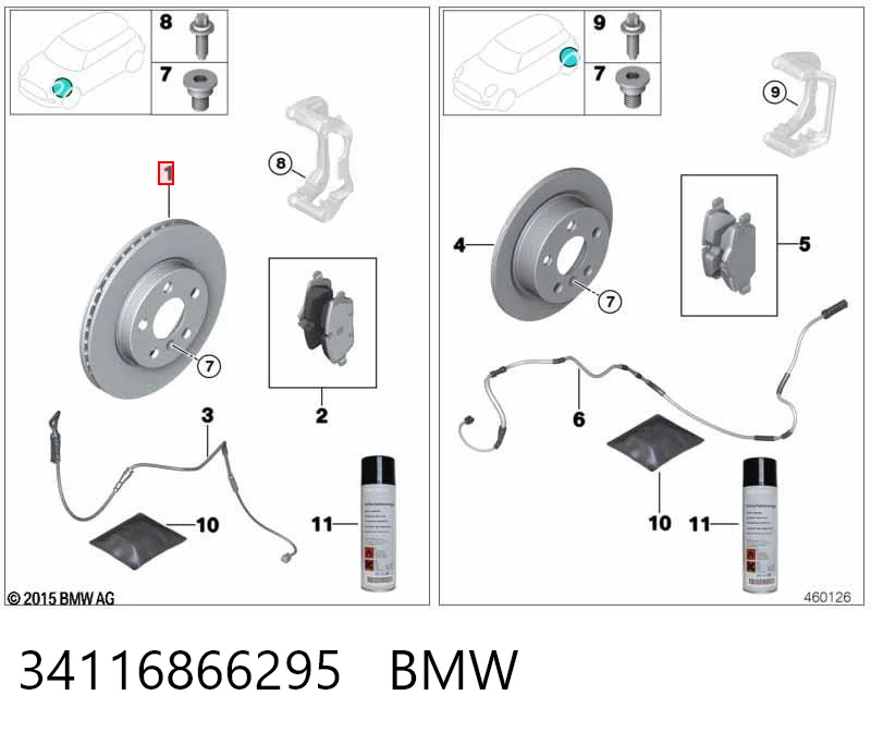 34116866295 BMW