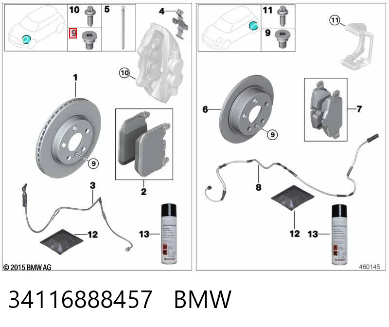 34116888457 BMW