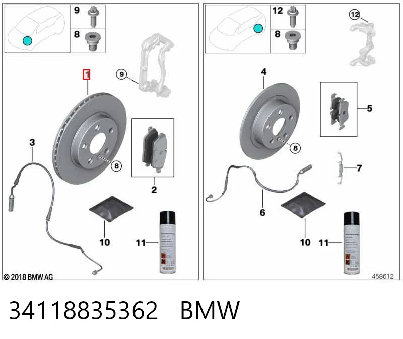 34118835362 BMW