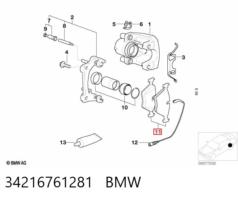34216761281 BMW