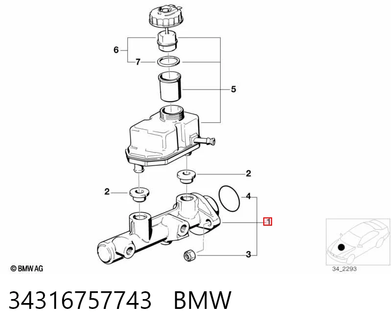 34316757743 BMW