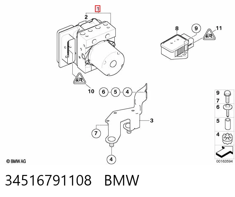 Sterownik ABS  hydrauliczny do BMW 5  E60