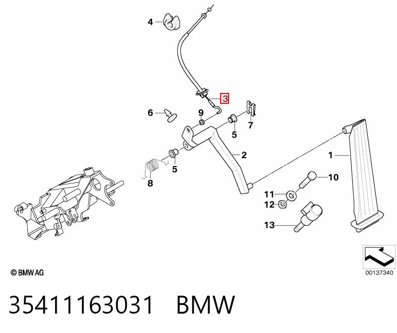 35411163031 BMW