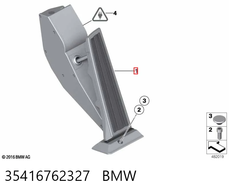 Do koszyka Pedał przyspieszenia (gazu) BMW X3  E83