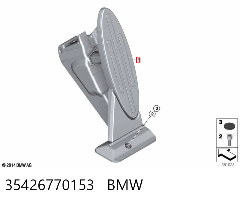 Pedał przyspieszenia (gazu) Mini Cooper hatchback (R56) (2005 - 2014) cena, od 104,35 USD