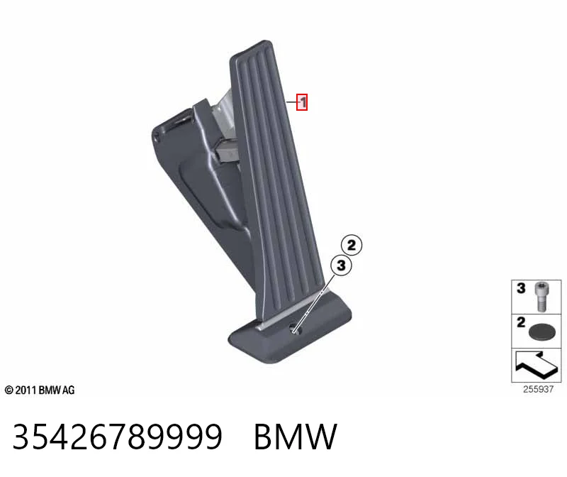 Do koszyka Pedał przyspieszenia (gazu) BMW X3  E83