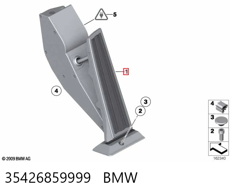 35426859999 BMW Pedał przyspieszenia (gazu)