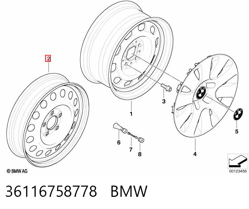 36116758778 BMW