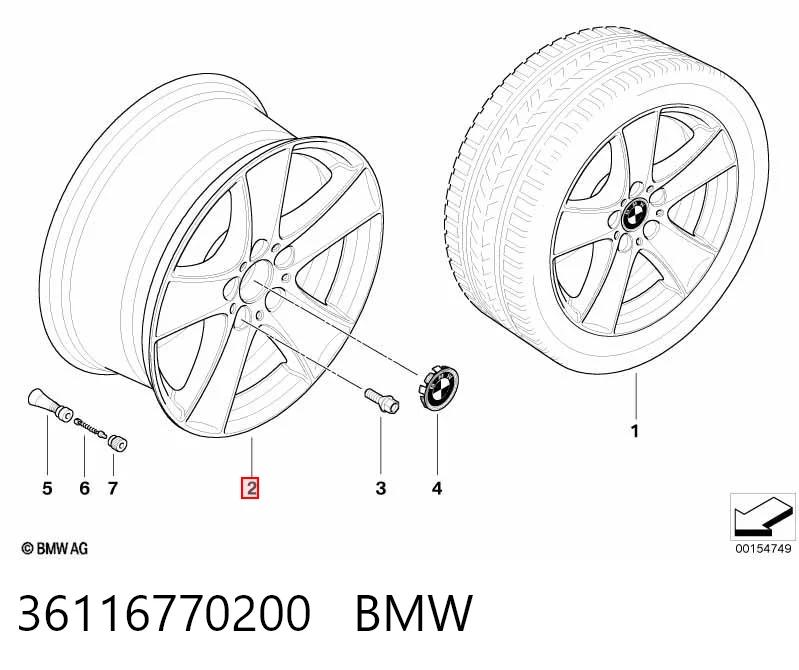 36116770200 BMW