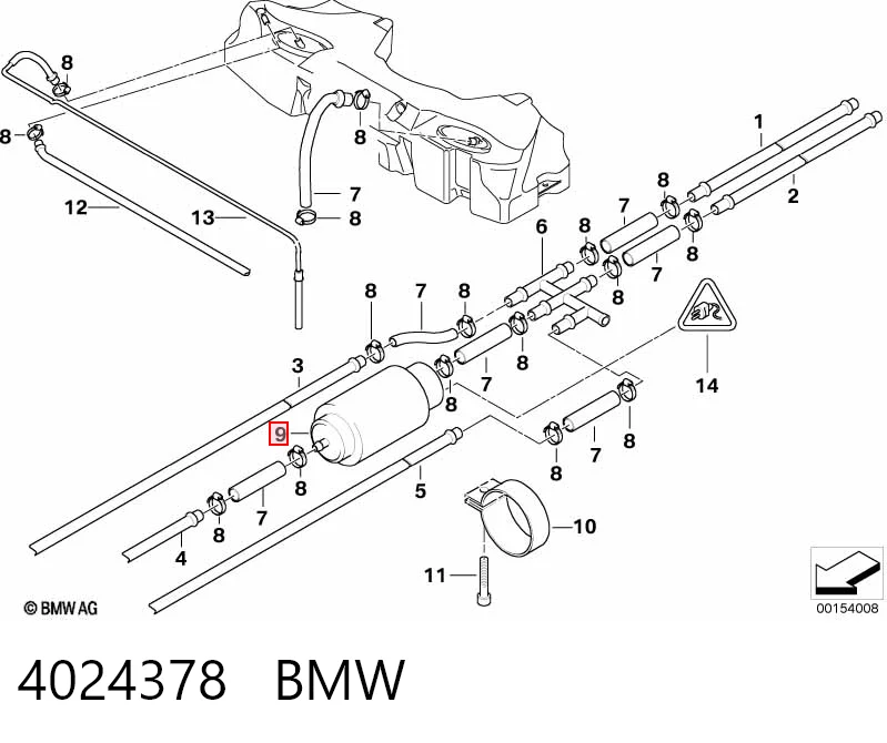 4024378 BMW Pompa paliwa główna