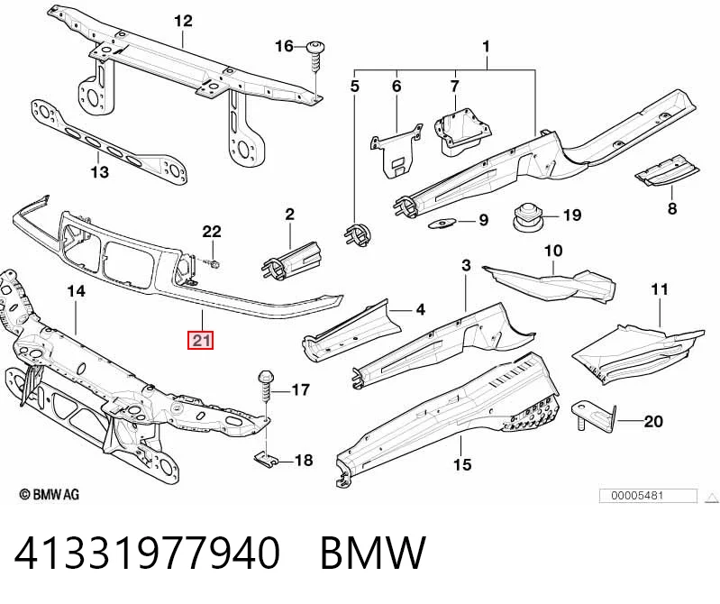 Atrapa chłodnicy do BMW 3  E36