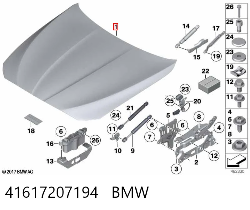 Do koszyka Maska silnika BMW 5  F10