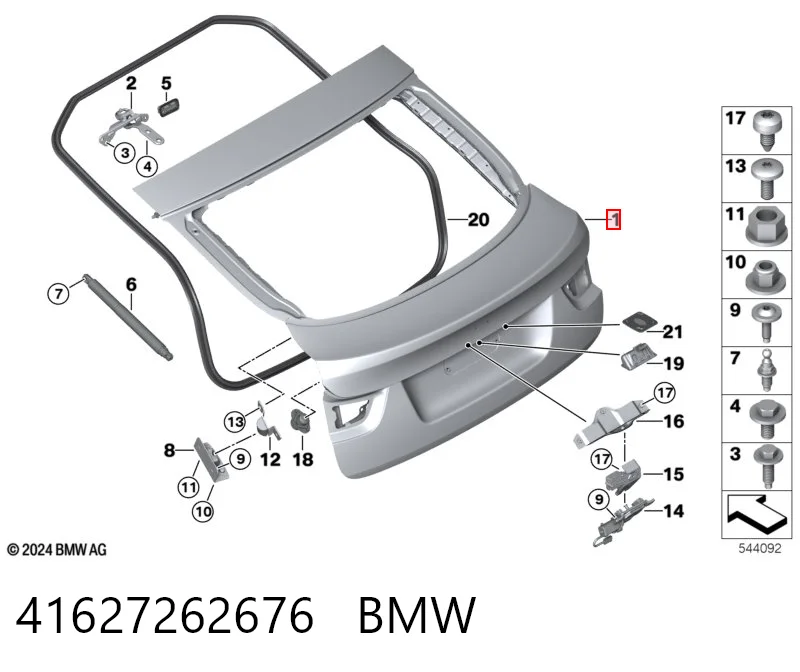 Drzwi tylne (bagażnika 3/5) do BMW X6  E71