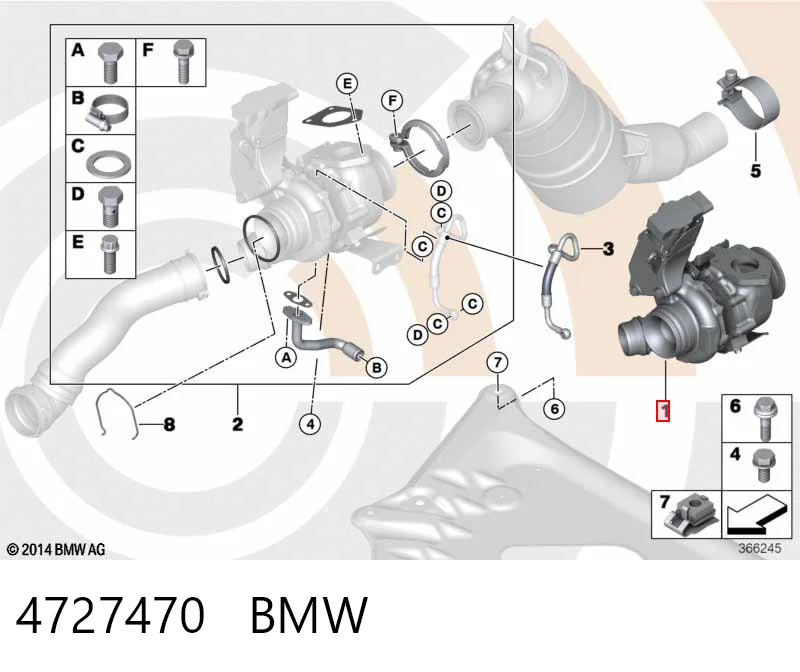 4727470 BMW Turbina