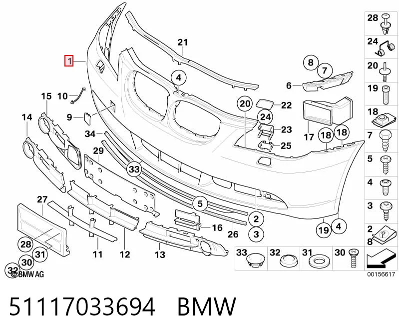  Zderzak przedni BMW 5 