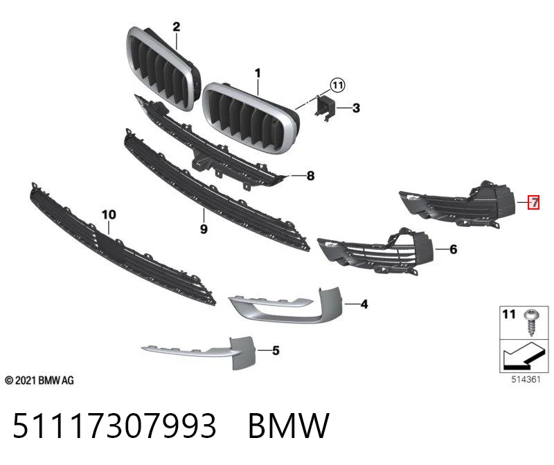 51117307993 BMW