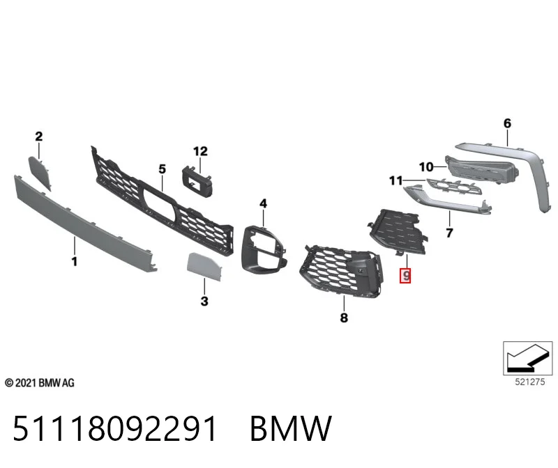 51118092291 BMW
