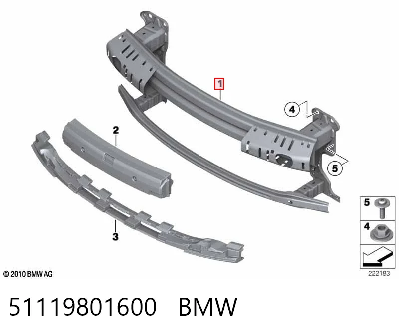 Wzmocnienie zderzaka przedniego do Mini COUNTRYMAN  R60