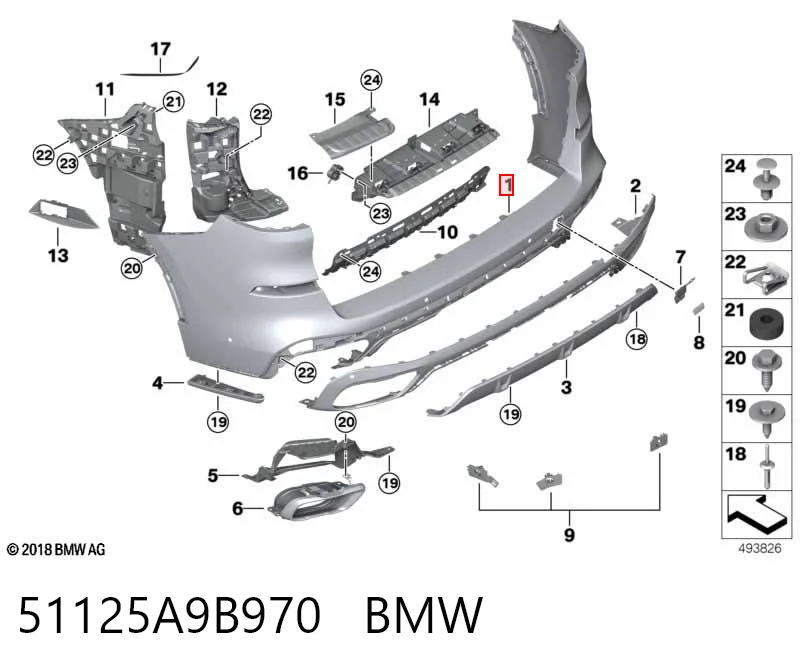 51125A9B970 BMW