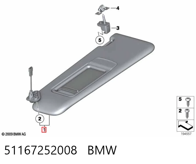 Osłona przeciwsłoneczna do BMW X1  E84