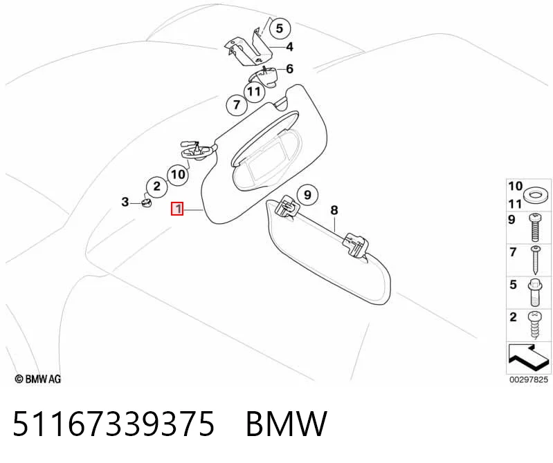 Osłona przeciwsłoneczna do Mini Clubman I R55