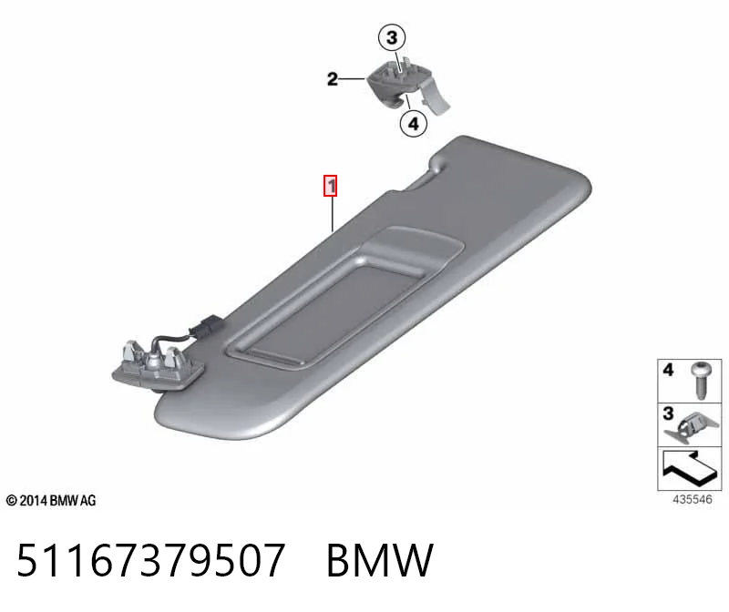 Osłona przeciwsłoneczna do BMW X3  F25