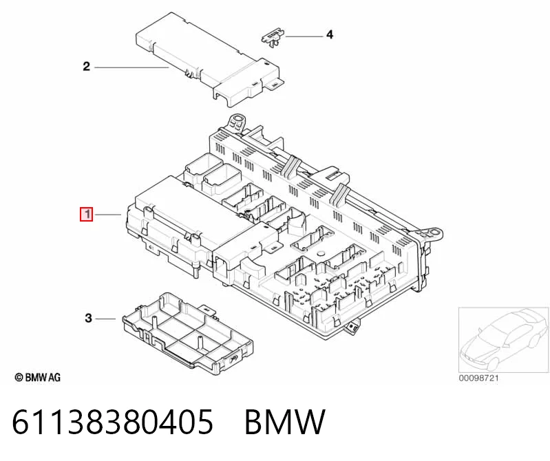 Skrzynka bezpieczników do BMW X5  E53